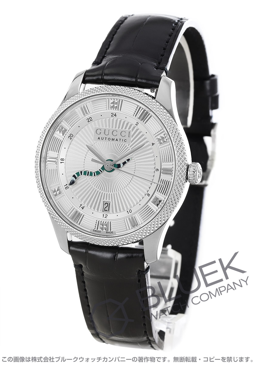 グッチ エリクス Gmt アリゲーターレザー 腕時計 メンズ Gucci Ya ブランド腕時計通販なら ブルークウォッチカンパニー 心斎橋店 グッチ エリクス Gmt アリゲーターレザー 腕時計 メンズ Gucci Ya ブランド腕時計通販なら ブルークウォッチカンパニー 心斎橋店