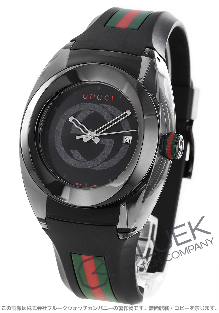 グッチ腕時計メンズSYNC ブラック YA137107A-