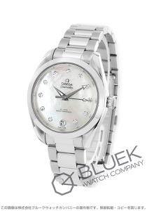 オメガ シーマスター アクアテラ マスタークロノメーター ダイヤ レディース 220.10.34.20.55.001