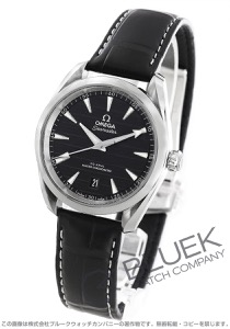 オメガ シーマスター アクアテラ マスタークロノメーター アリゲーターレザー メンズ 220.13.38.20.01.001
