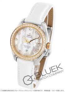 オメガ シーマスター アクアテラ ダイヤ アリゲーターレザー レディース 231.28.34.20.55.004