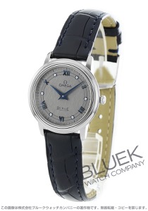 オメガ デ・ヴィル プレステージ ダイヤ アリゲーターレザー レディース 424.13.27.60.56.001