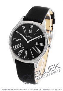 オメガ デ・ヴィル トレゾア ダイヤ サテンレザー レディース 428.17.39.60.01.001