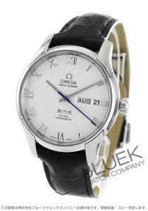 オメガ デビル アニュアルカレンダー アリゲーターレザー 腕時計 メンズ OMEGA 431.13.41.22.02.001