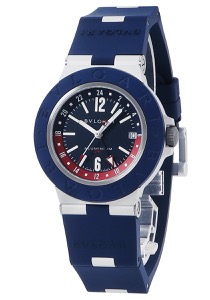 ブルガリ アルミニウム GMT メンズ BB40C3ATRSLNGMT