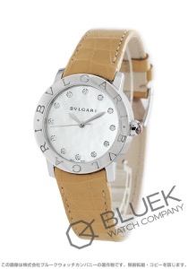 ブルガリ ブルガリ・ブルガリ ダイヤ アリゲーターレザー レディース BBL33WSL/12