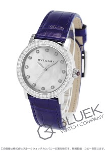 ブルガリ ブルガリ・ブルガリ ダイヤ アリゲーターレザー レディース BBL33WSLC4D/12