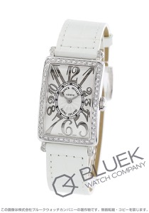 フランクミュラー ロングアイランド レリーフ ダイヤ クロコレザー 腕時計 レディース FRANCK MULLER 902 QZ REL D 1R