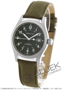 ハミルトン カーキ フィールド メカニカル キャンパスレザー メンズ H69439363