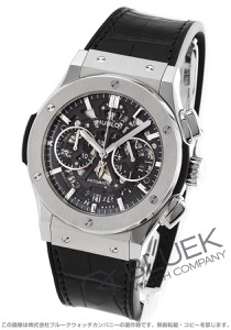 ウブロ クラシック フュージョン アエロ フュージョン クロノグラフ アリゲーターレザー 腕時計 メンズ HUBLOT 525.NX.0170.LR