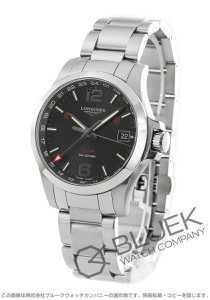 ロンジン コンクエスト V.H.P. GMT メンズ L3.718.4.56.6