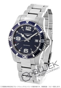 ロンジン ハイドロコンクエスト 300m防水 腕時計 メンズ LONGINES L3.740.4.96.6