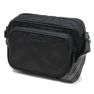 バーバリー ショルダーバッグ/クロスボディ バッグ メンズ パディ TB モノグラム モノグラムジャカード ブラック ML PADDY MJ3 121712 A1189 8043708 BURBERRY