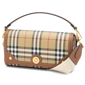 バーバリー ショルダーバッグ/クロスボディ/ハンドバッグ バッグ メンズ レディース ノート ヴィンテージチェック クラッチバッグ アーカイブベージュ&ブライヤーブラウンマルチ LL SM NOTE DFC 143231 A9534 8066165 BURBERRY