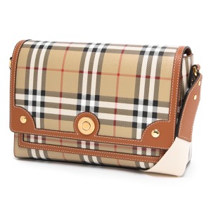 バーバリー ショルダーバッグ/クロスボディ/クラッチバッグ バッグ レディース ノート ヴィンテージチェック アーカイブベージュ&ブライヤーブラウンマルチ LL MD NOTE DFC 143231 A9534 8066226 BURBERRY