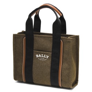 バリー トートバッグ/ハンドバッグ バッグ メンズ レディース ドライヴァリア 日本限定 ディープモスグリーン&ブラック&ブラウン DRYVALIA U708Y 6302437 BALLY