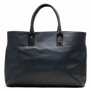 ボッテガヴェネタ (ボッテガ・ヴェネタ) トートバッグ バッグ メンズ マルコポーロ ラージ ダークネイビー 222499 V0085 4069 BOTTEGA VENETA