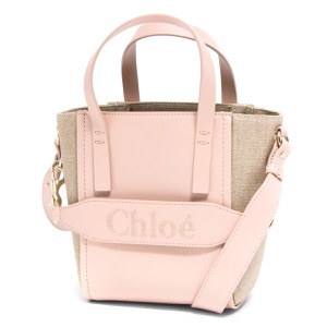 クロエ ハンドバッグ/ショルダーバッグ バッグ レディース クロエ センス スモール パウダーベージュピンク&ベージュ CHC23AS425 L16 26Z CHLOE