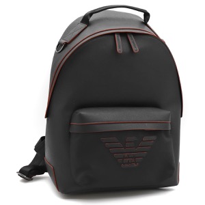 エンポリオアルマーニ リュックサック/バックパック バッグ メンズ イーグルマーク ブラック&オレンジディティール Y4O362 Y216J 80557 EMPORIO ARMANI