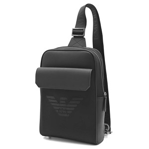 エンポリオアルマーニ ボディバッグ バッグ メンズ イーグルマーク ブラック Y4O446 Y216J 81073 EMPORIO ARMANI