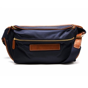 フェリージ ボディバッグ バッグ メンズ ネイビーブルー&ライトブラウン 427 DS 0045 FELISI