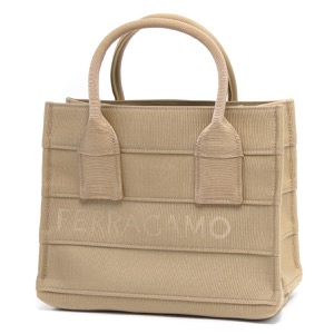 フェラガモ トートバッグ/ハンドバッグ バッグ レディース スモール ベージュ 214988 BEIGE 0765805 SALVATORE FERRAGAMO