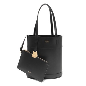 フェラガモ トートバッグ/ハンドバッグ バッグ レディース ブラック 217533 NERO 0770686 SALVATORE FERRAGAMO