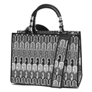 フルラ トートバッグ/ショルダーバッグ バッグ レディース オポチュニティ スモール ジャガード生地 エスニック アーチロゴ トニーグリージョグレーマルチ WB00299 AX0777 G1000 FURLA