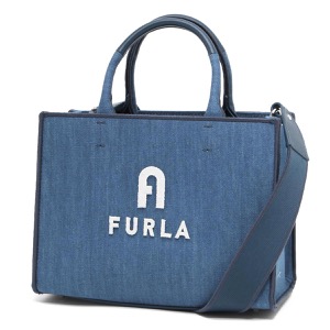 フルラ トートバッグ/ショルダーバッグ バッグ レディース オポチュニティ スモール ブルージェイ&マシュマロホワイト WB00299 BX1544 2157S FURLA