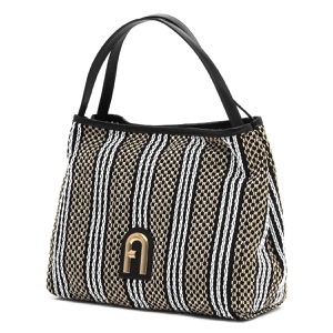 フルラ ハンドバッグ/トートバッグ/ショルダーバッグ バッグ レディース プリムラ ラージ ホーボーバッグ ストライプ トニーマシュマロホワイトマルチ WB00919 BX1707 1833S FURLA