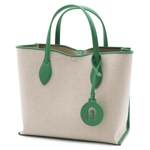 フルラ ハンドバッグ/トートバッグ バッグ レディース トニナチュラルベージュ&シラントログリーン WB01398 BX0707 3049S FURLA