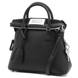 メゾンマルジェラ ハンドバッグ/ショルダーバッグ バッグ レディース ファイブ エーシー ミニ ４ステッチ ブラック S56WG0082 P4455 T8013 MAISON MARGIELA