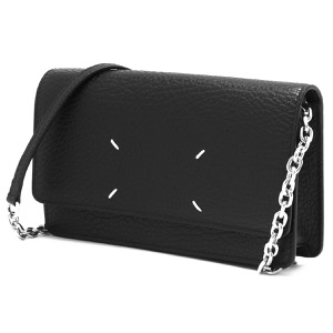 メゾンマルジェラ ショルダーバッグ/チェーンウォレット/クラッチバッグ バッグ レディース 4 ステッチ ブラック SA3UI0008 P4455 T8013 MAISON MARGIELA