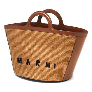 マルニ かごバッグ/ハンドバッグ/バスケットバッグ バッグ レディース トロピカリア ラージ ローシェンナブラウン BMMP0069Q0 P3860 00M50 MARNI