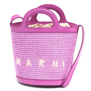 マルニ かごバッグ/バケットバッグ/ショルダーバッグ バッグ レディース トロピカリア ハンドバッグ 巾着 ライトライラックピンク SCMP0056Q1 P3860 00C04 MARNI