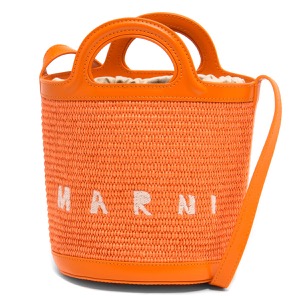 マルニ かごバッグ/バケットバッグ/ショルダーバッグ バッグ レディース トロピカリア ハンドバッグ 巾着 キャロットオレンジ SCMP0056Q1 P3860 00R17 MARNI