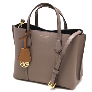 トリーバーチ トートバッグ/ショルダーバッグ バッグ レディース ペリー スモール クラムグレージュ&シェルキャメル 81928 093 TORY BURCH