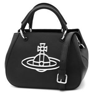 ヴィヴィアンウエストウッド トートバッグ/ショルダーバッグ バッグ レディース ジュディ オーブ ブラック 42050002 L001N N402 VIVIENNE WESTWOOD