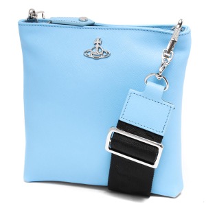 ヴィヴィアンウエストウッド ショルダーバッグ/クロスボディ バッグ レディース スクワイア スクエア オーブ ライトブルー 51160006 L001N K403 VIVIENNE WESTWOOD