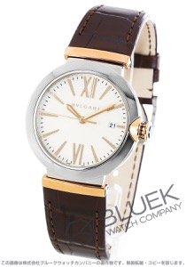 ブルガリ ルチェア アリゲーターレザー メンズ LU40C6SSPGLD