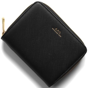 アーペーセー (アー・ペー・セー) 二つ折り財布 財布 メンズ レディース エマニュエル ブラック F63029 PXBJQ LZZ A.P.C.