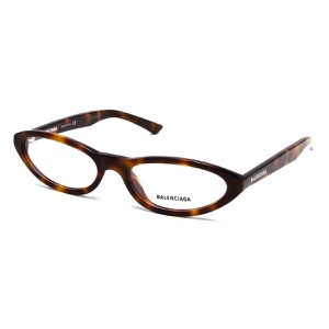 バレンシアガ 伊達メガネ メンズ レディース べっ甲 ハヴァナマーブルブラウン&トランスペアレントクリア BB0031O 002 BALENCIAGA