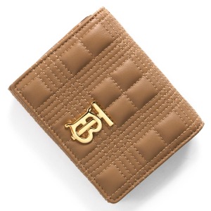 バーバリー 三つ折り財布 財布 レディース ローラ キルティングチェック キャメルベージュ LS LOLA COMPACT WALLET LQC 117394 A1420 8054375 BURBERRY