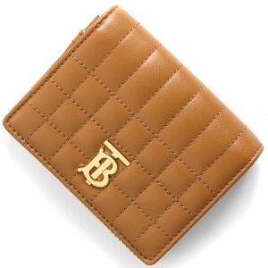 バーバリー 三つ折り財布 財布 レディース ローラ キルティング メープルブラウン LS LOLA CMPT WALLET QXC 130362 B1475 8062376 BURBERRY