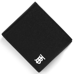 バーバリー 二つ折り財布 財布 メンズ TB バイフォールド ブラック MS CC BILL COIN ETH 129399 A1189 8062680 BURBERRY