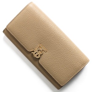 バーバリー 長財布 財布 レディース TB コンチネンタル 二つ折り オーツベージュ LS TB WALLET LGL 132133 A1435 8066021 BURBERRY