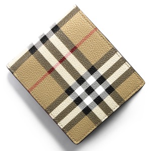 バーバリー 二つ折り財布 財布 メンズ レディース シーシービル コイン ヴィンテージチェック アーカイブベージュ MS CC BILL COIN DFC 143231 A7026 8069815 BURBERRY