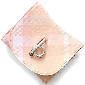バーバリー 三つ折り財布 財布 レディース ロッキングホース バーバリーチェック ピーチピンク LS ROCKING COMPACT RY7 153979 A4470 8081785 BURBERRY