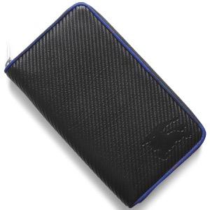 バーバリー 長財布 財布 メンズ EKD ヘリテージ ラージ トラベルウォレット 型押し ラウンドファスナー ブラック MS ZIP WALLET LG LGL 155719 A1189 8085244 BURBERRY