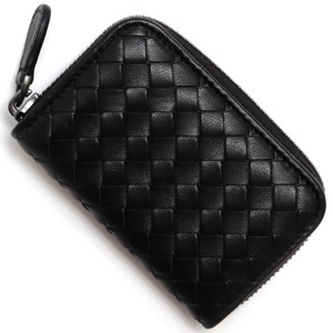 ボッテガヴェネタ (ボッテガ・ヴェネタ) コインケース(小銭入れ) 財布 メンズ イントレチャート ブラック 114075 V001N 1000 BOTTEGA VENETA